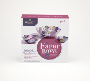 Crafttastic Paper Bowls Kit Makes 3